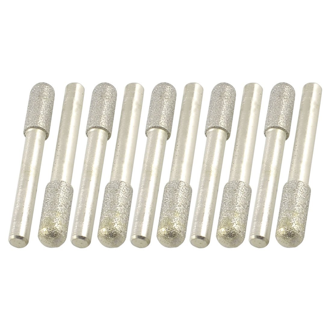 Sourcingmap Pointe diamant cylindrique 8 mm lot 10