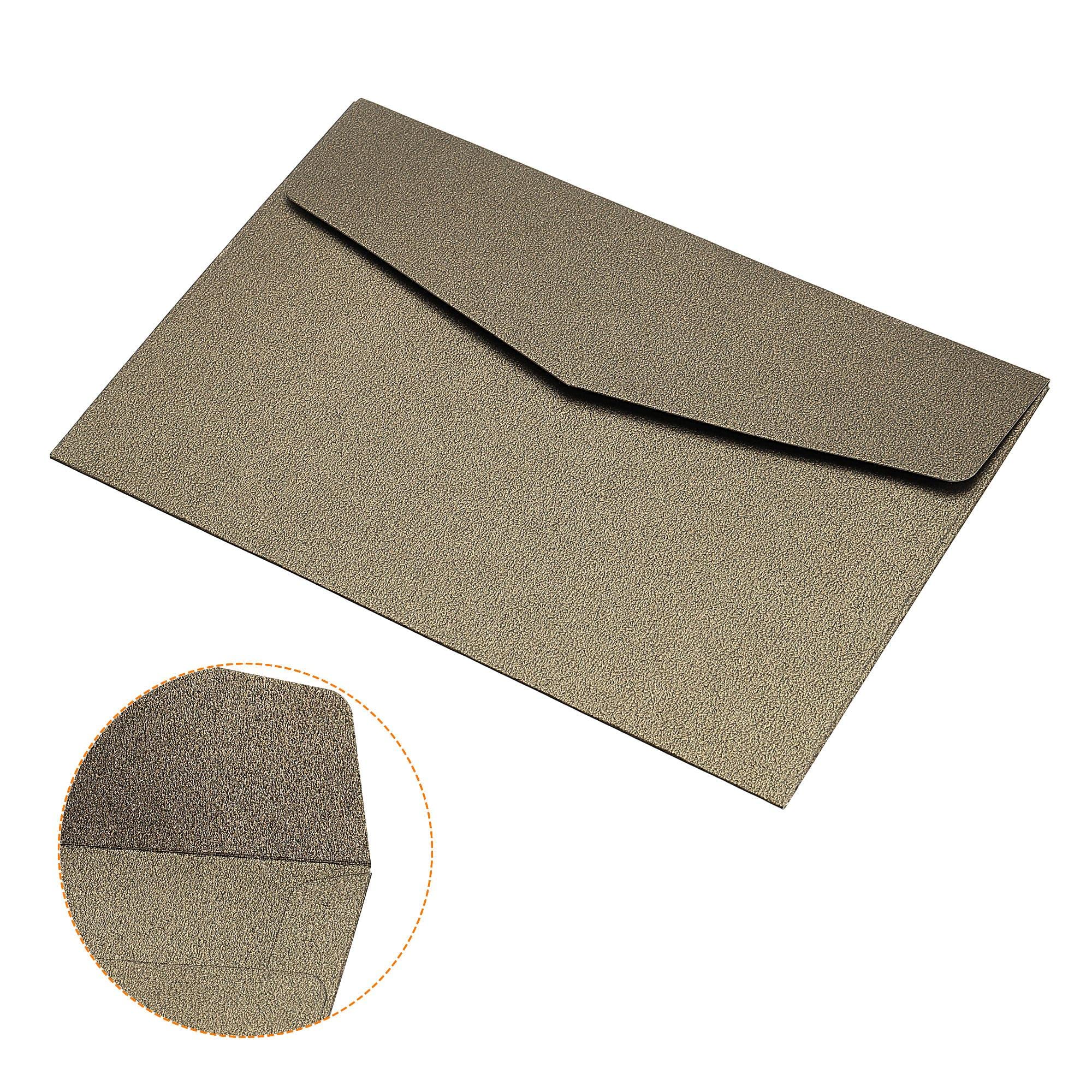 sourcing map enveloppe marron 11x16cm lot 10 invitation