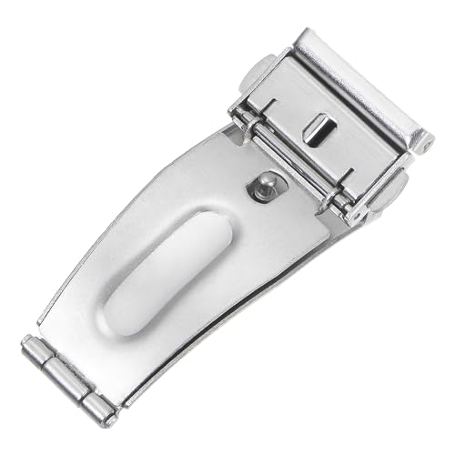 sourcing map fermoir montre déployante 18mm inox argenté