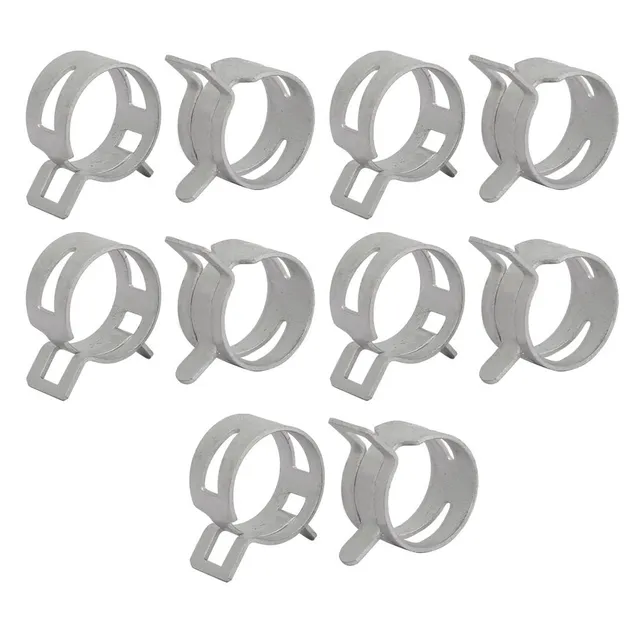 Sourcing Map Collier Serrage Ressort 19mm Lot de 10
