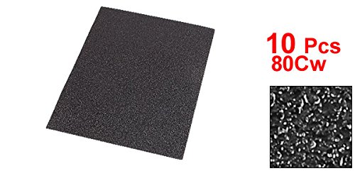 Sourcingmap Industrial feuilles abrasives 80 lot 10 carbure