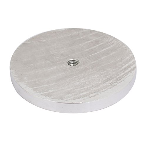 sourcingmap Home & Garden disque aluminium 100 mm M10 argent