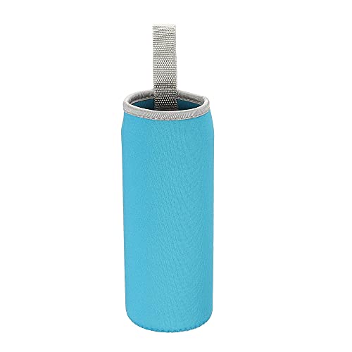 Sourcing Map Housse bouteille néoprène 500ml bleu lot 2 isotherme