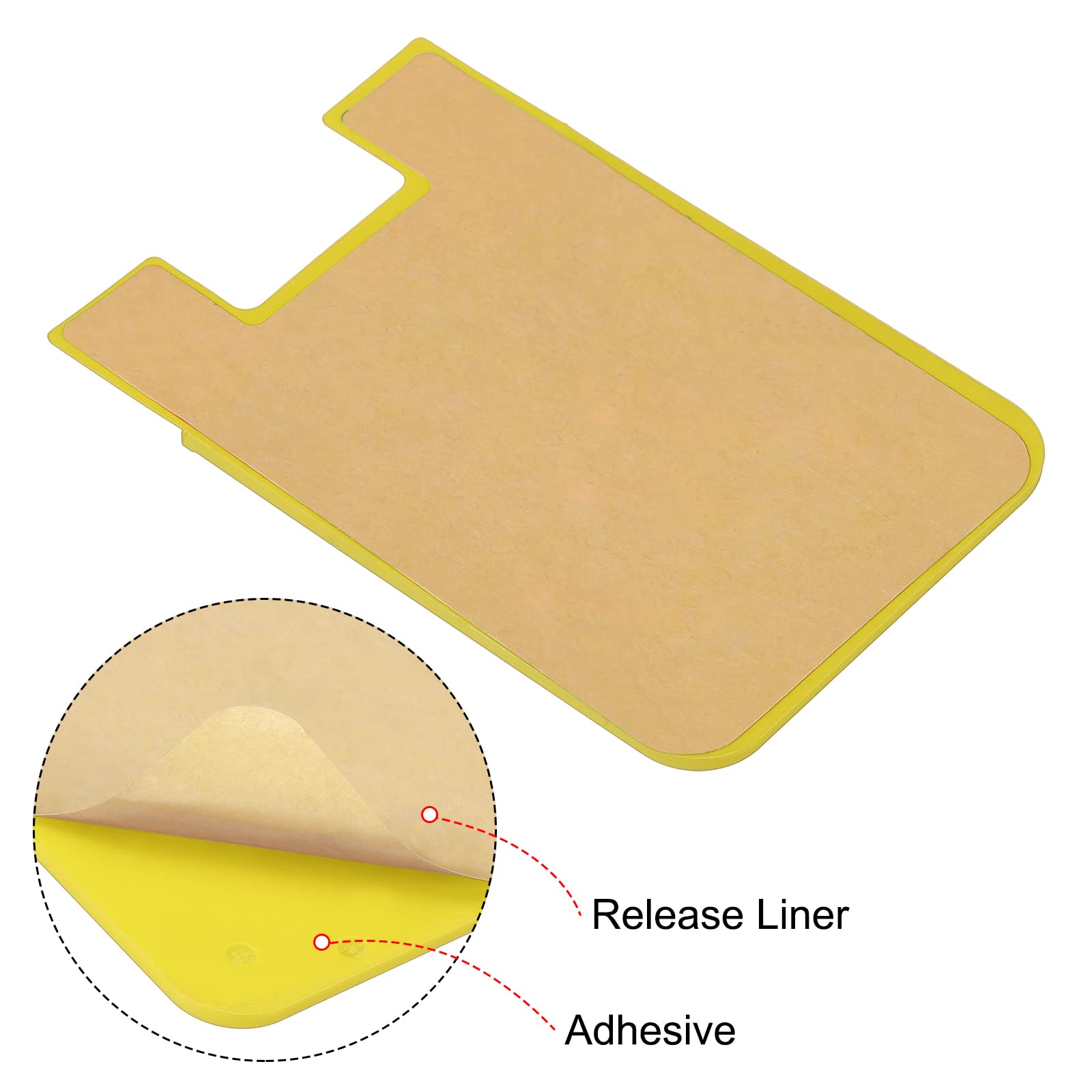 Sourcingmap Electronics porte-carte silicone jaune x6