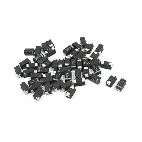 Sourcingmap 3216 A 1uF 35V Condensateur CMS noir 50 pcs