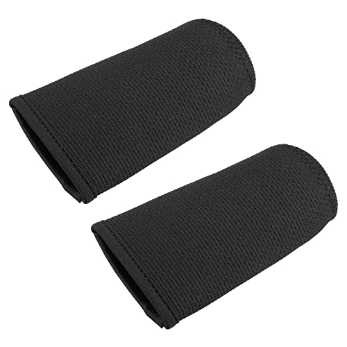sourcing map Manchon Canette Néoprène Noir 2 Pièces 12oz