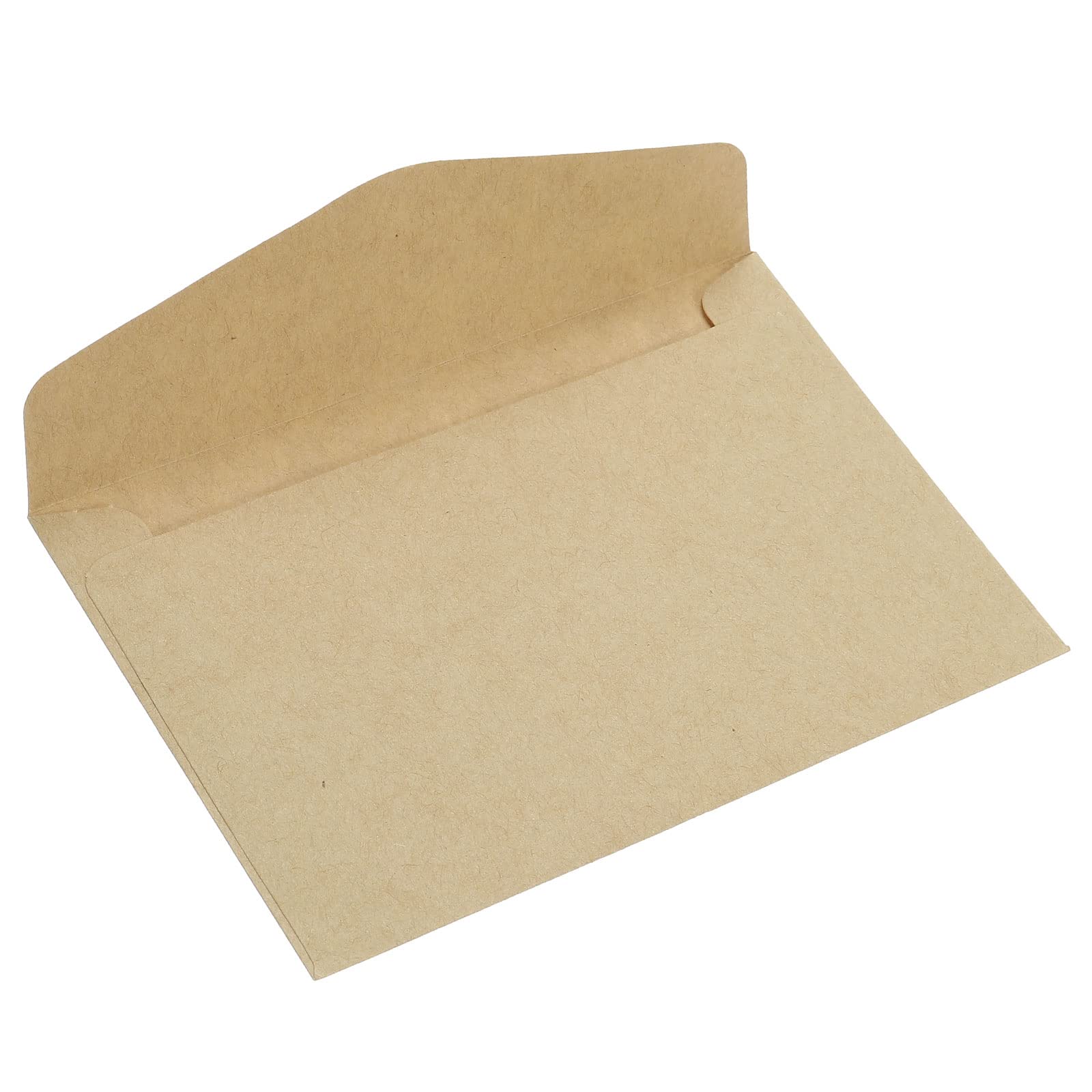 sourcing map Mini Enveloppes Marron 100 pcs 8,2x11,5cm papier