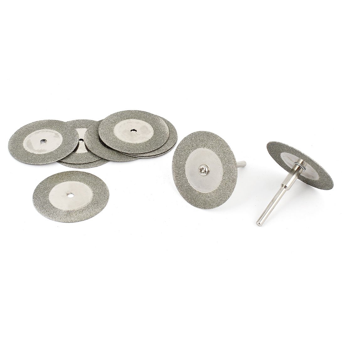 Sourcingmap Disque Diamant 35mm 10 pcs + Mandrin 3mm