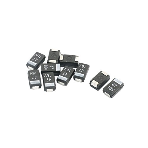 Sourcingmap Industrial condensateur tantale 7343 47uF 16V 10 pcs