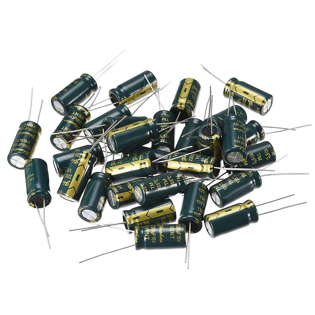 sourcing map 2200uF 16V condensateur électrolytique 30pcs 10x20mm