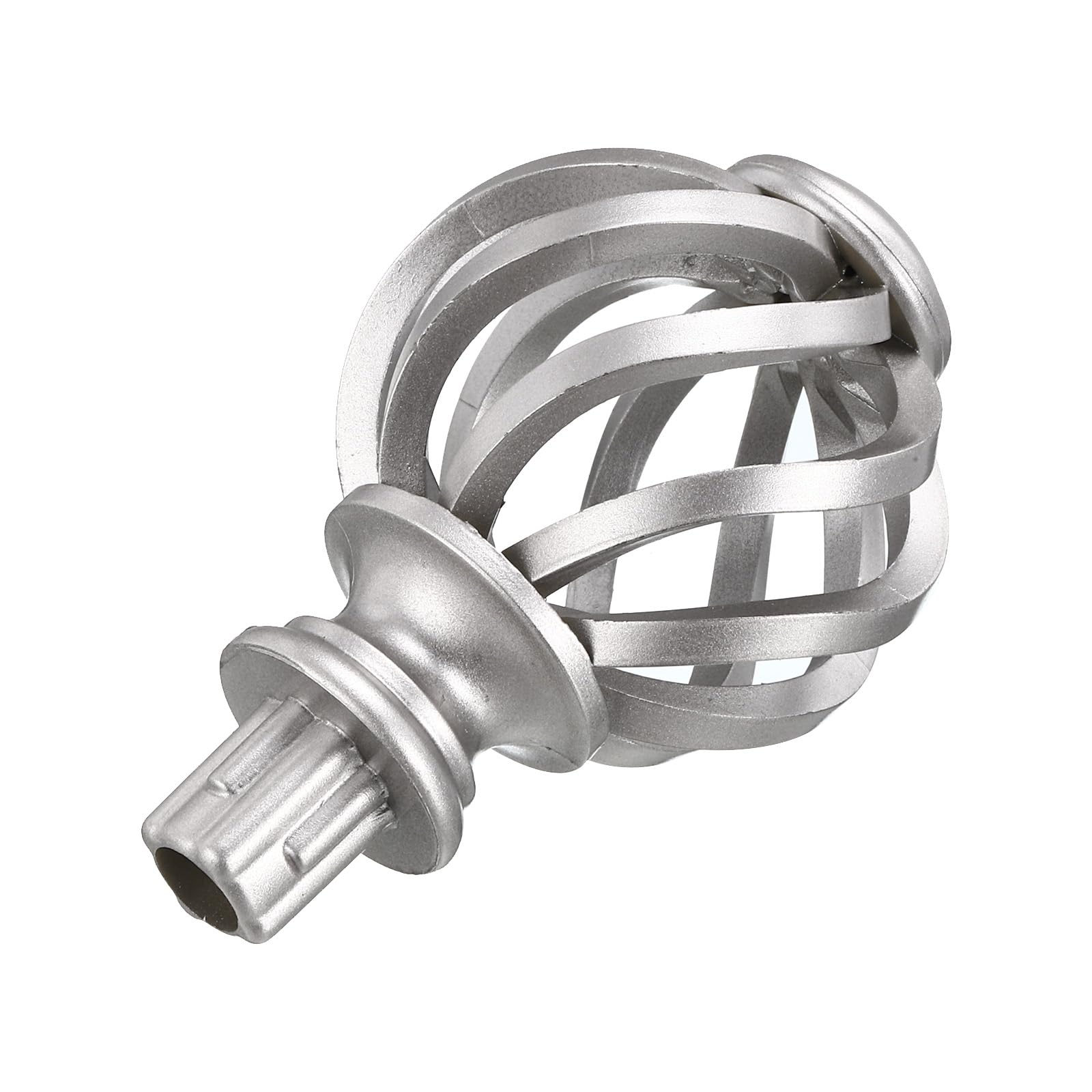 Sourcingmap Embout Tringle à Rideau Argent 19mm 2 Pièces