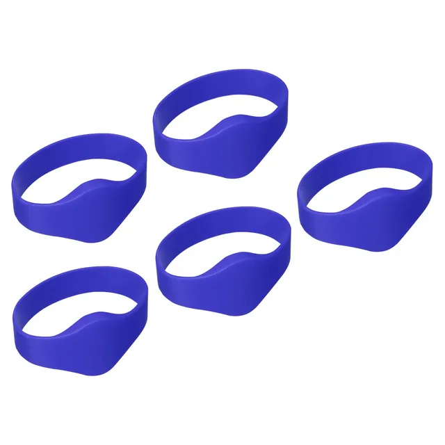 sourcing map bracelet RFID 13,56 MHz bleu lot 5