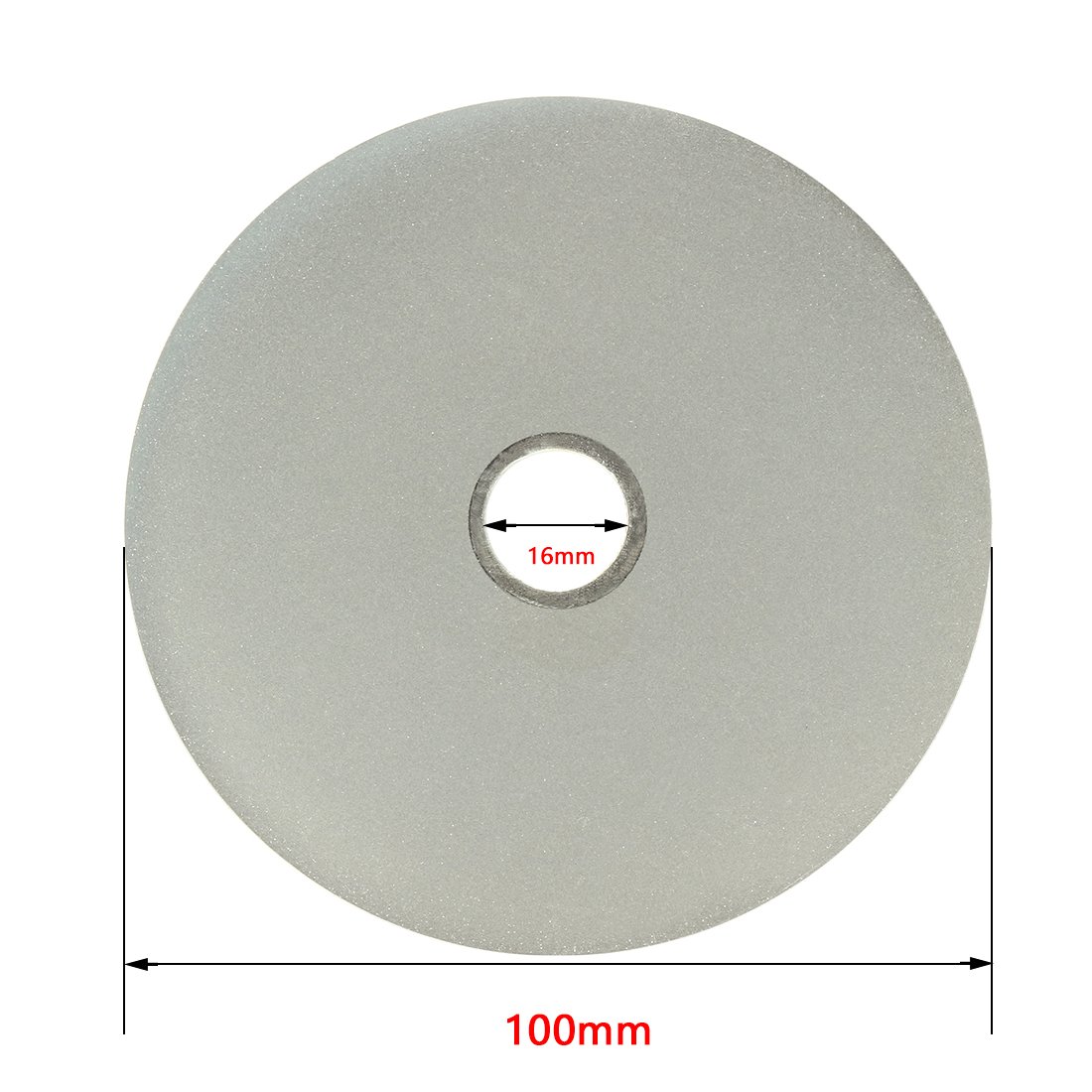 sourcingmap Industrial disque diamant plat grain 1500 100 mm