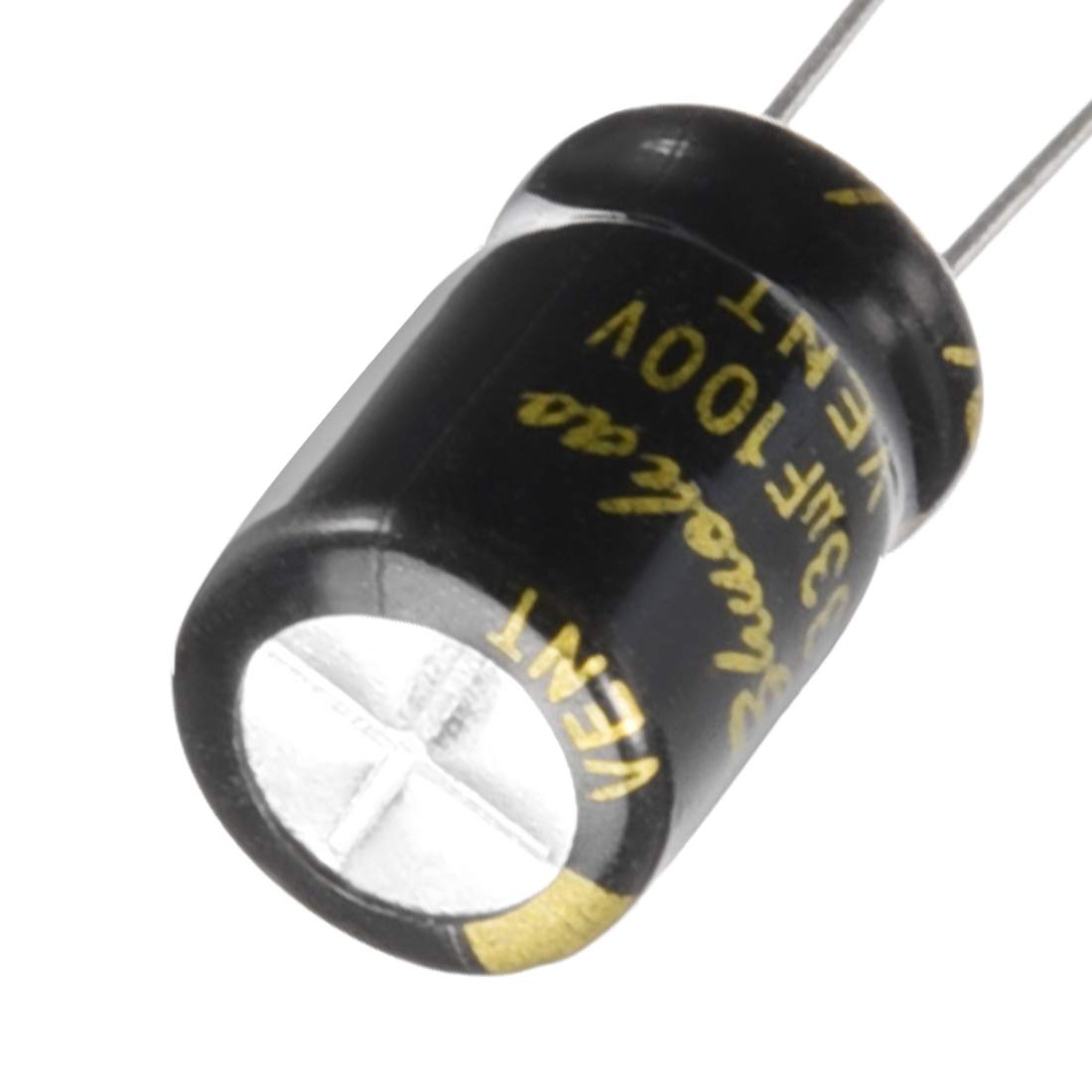 sourcing map 33uF 100V condensateur électrolytique 50 pièces 8x12mm