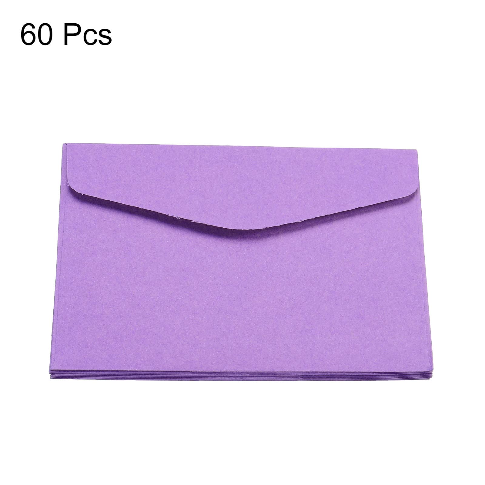 Sourcingmap mini enveloppe papier violet 8,2x11,5 cm lot 60