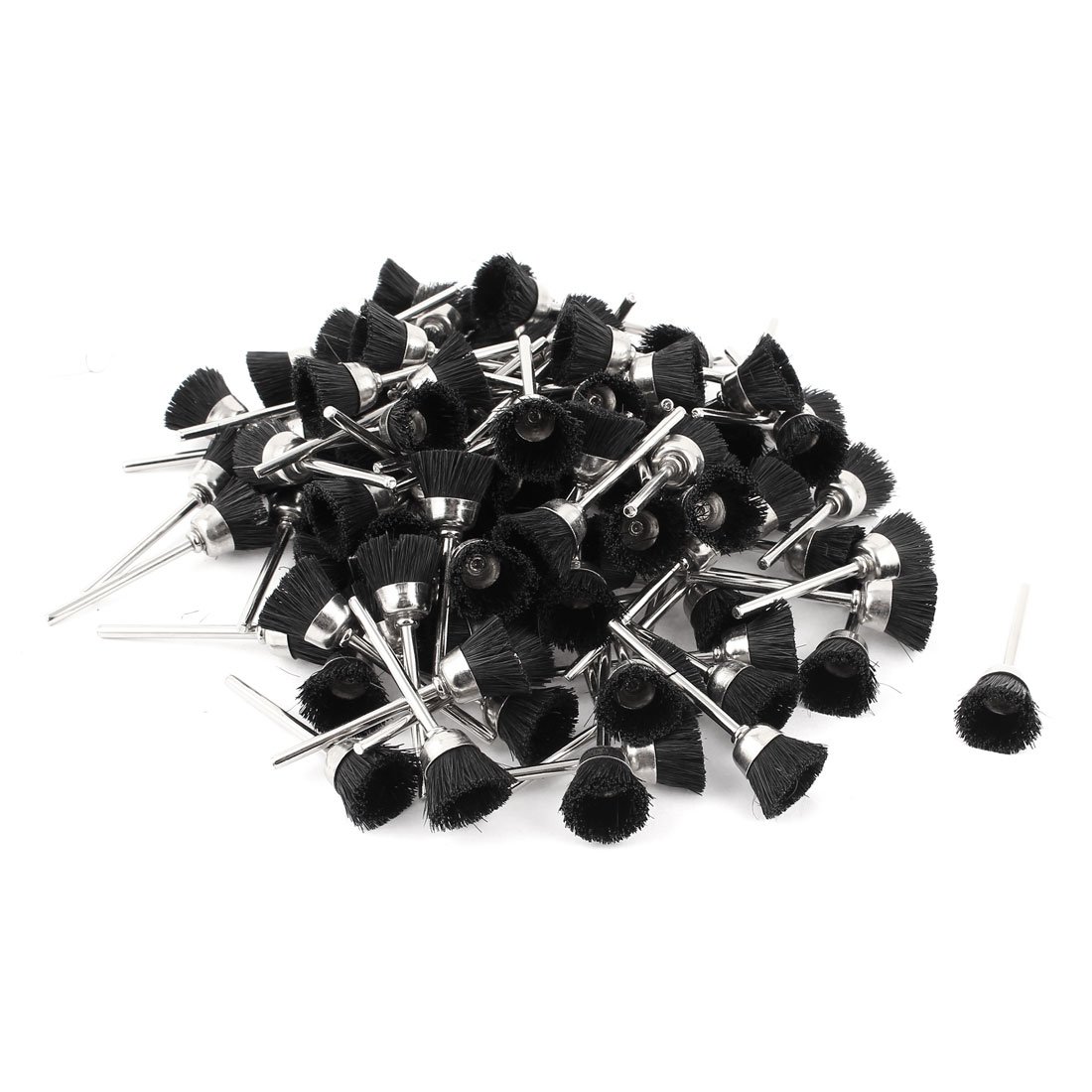sourcing map Brosse à polir nylon 100 pcs