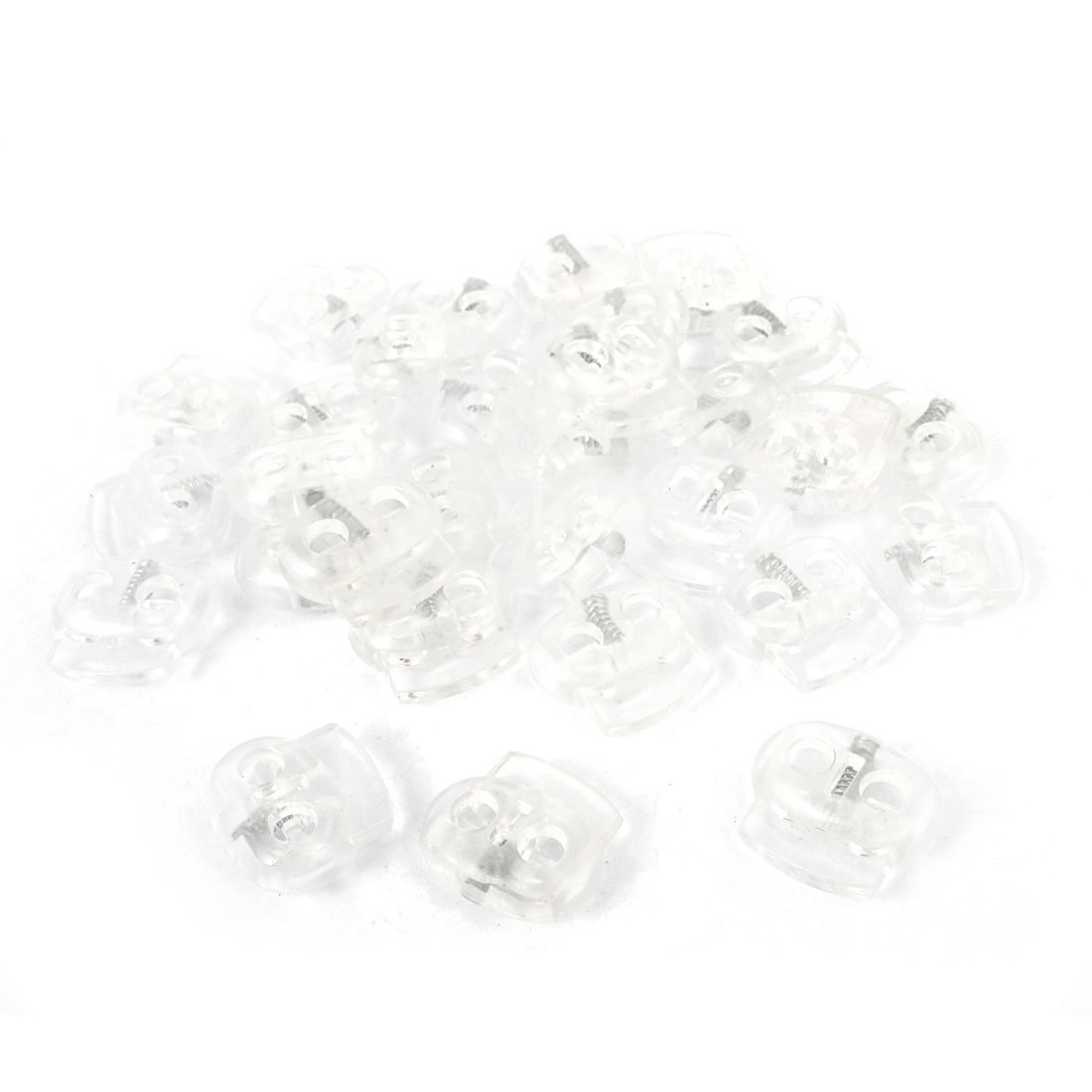 Sourcing Map Arrêt de cordon plastique 4,5 mm x30
