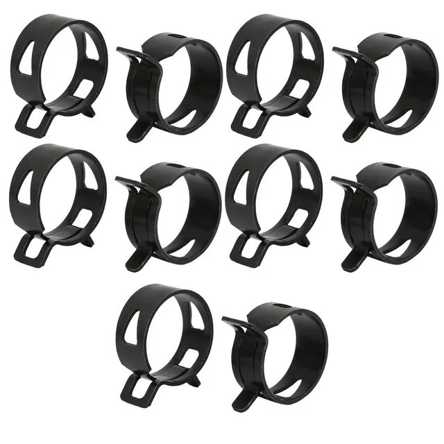 SOURCINGMAP collier serrage ressort 32mm x10 acier noir