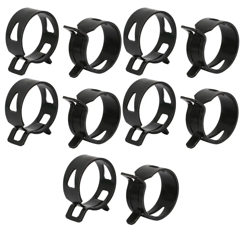 SOURCINGMAP collier serrage ressort 32mm x10 acier noir