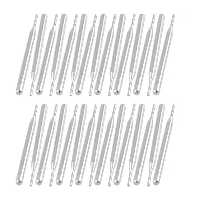 Sourcingmap Industrial pointe diamant cylindrique 1,1-3 mm x30