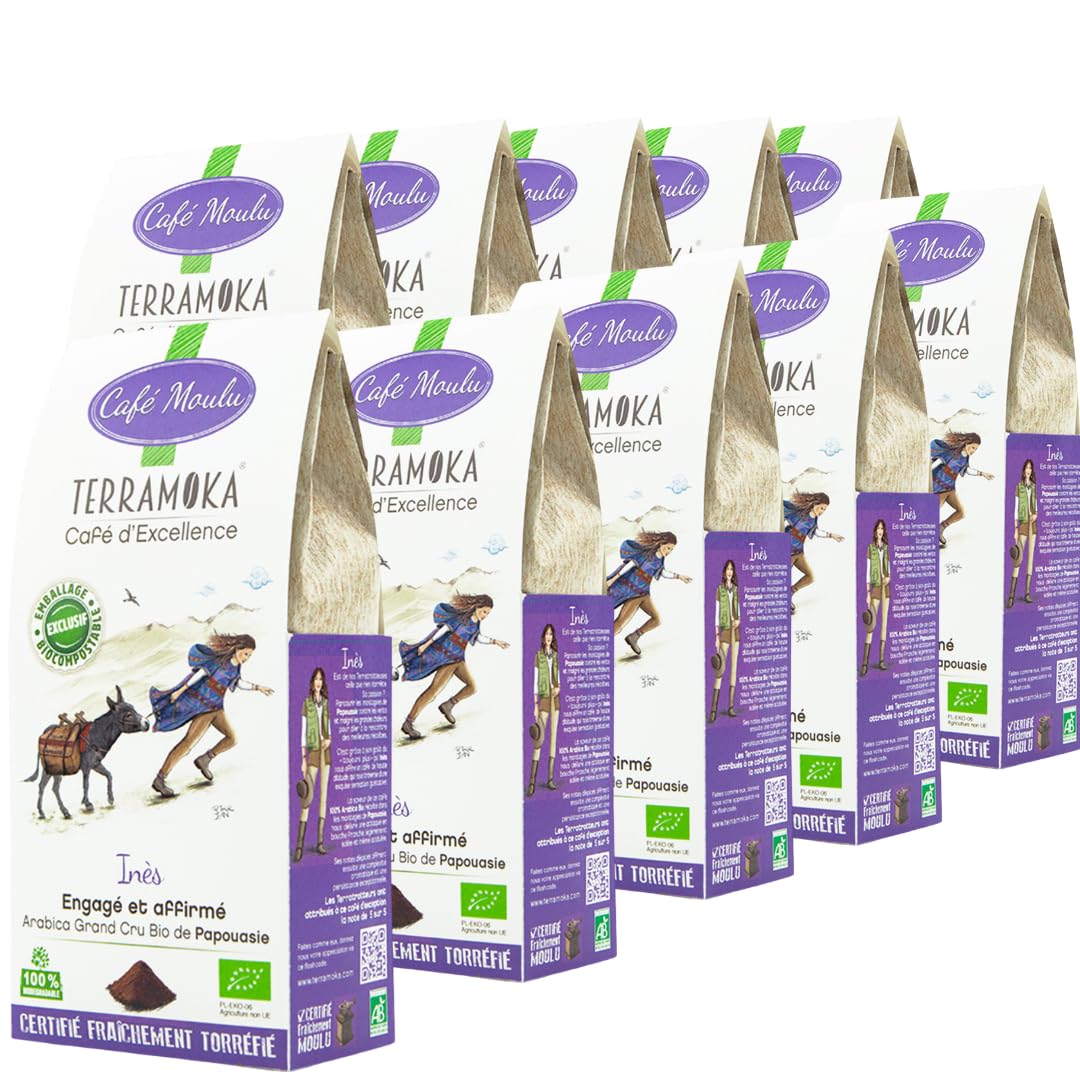 Terramoka Inès Café Moulu Bio Papouasie 1,25 kg