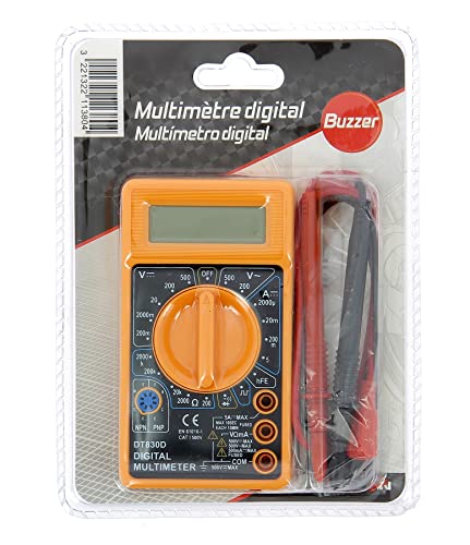 PRECISION STEEL Multimètre digital 500V pile 9V