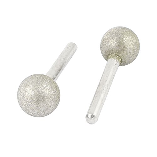 Sourcingmap Boule 20mm pointe diamant sphérique lot 2