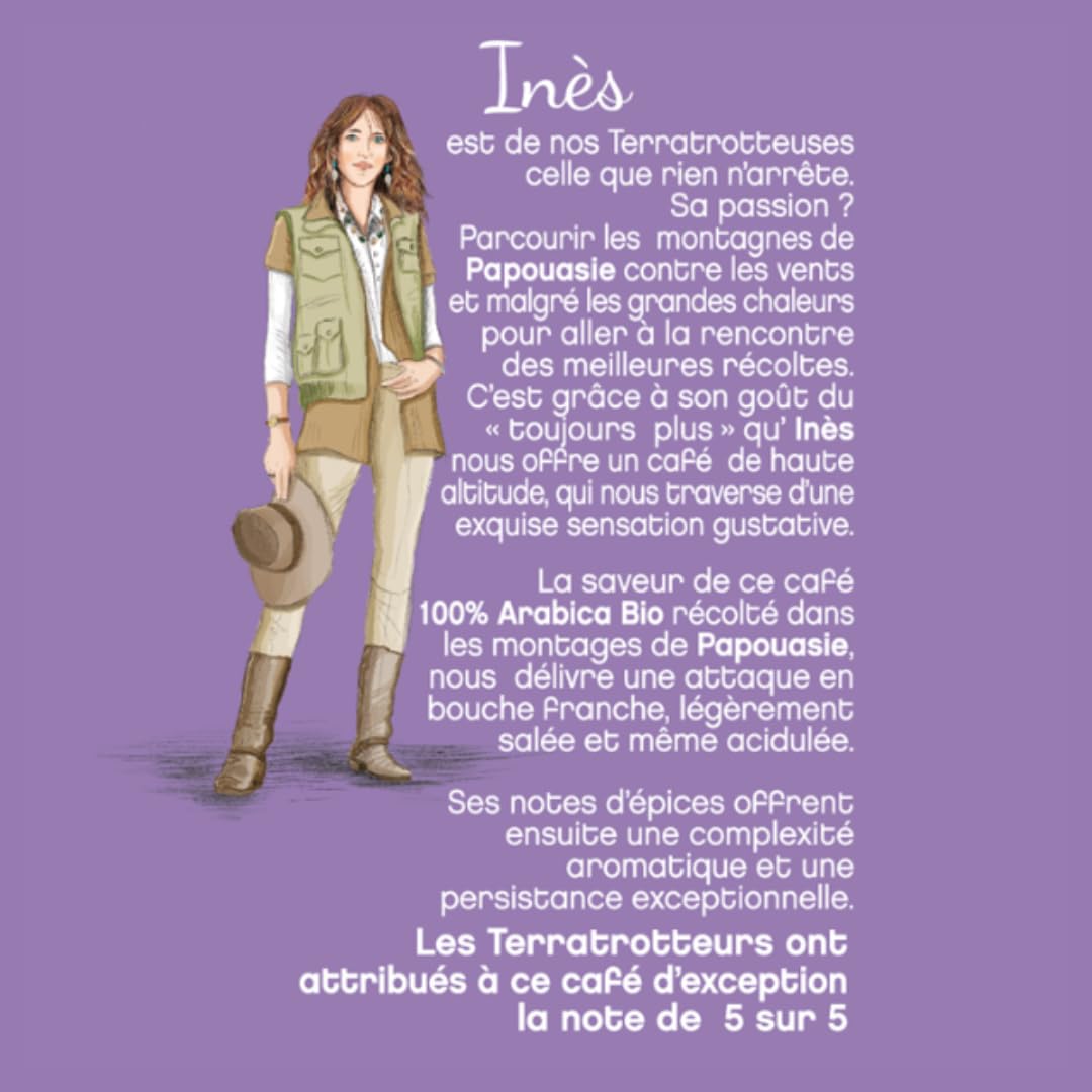 Terramoka Inès Capsule Café Bio Arabica 60 Papouasie