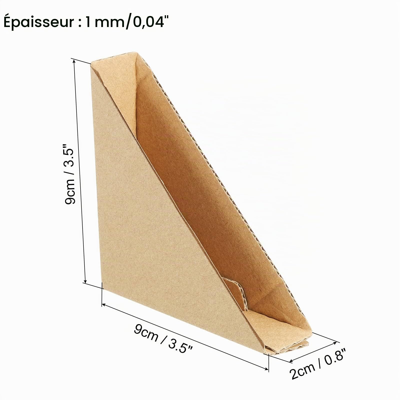 Sourcingmap Protège-coin Carton 9mm Lot 40 Protection Cadre