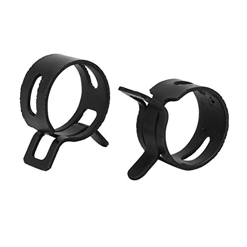 Sourcing Map Collier de serrage ressort 14 mm x10 noir