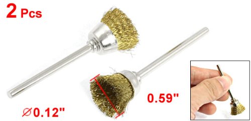 Sourcingmap Brosse Boisseau Acier 15 mm Lot 2