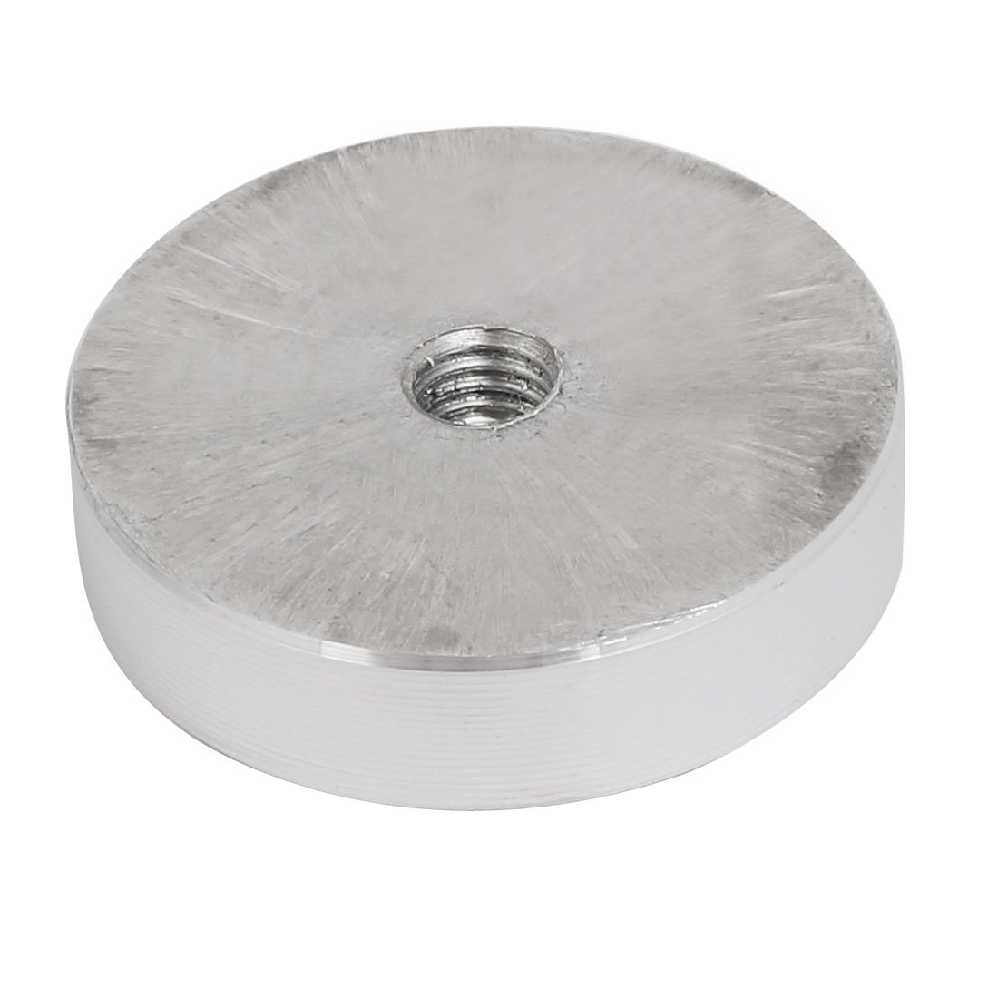 sourcingmap Disque Aluminium 40mm M8 Argent Table Verre Lot 4