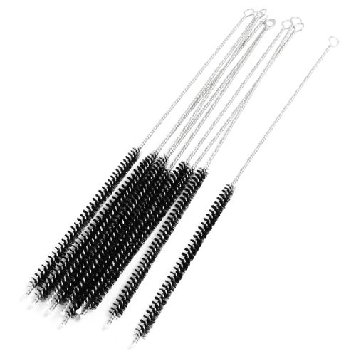 sourcing map Brosse Nylon Tube à Essai 4,5mm x10