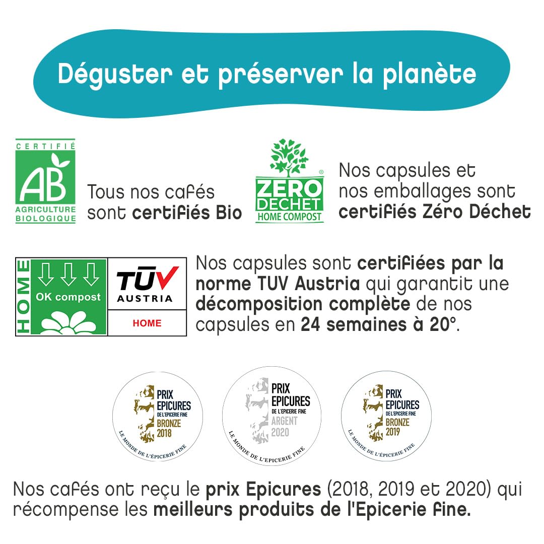 Terramoka Mister Nelson Café moulu décaféiné bio 1,25 kg fruité