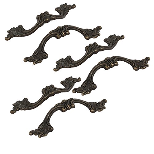 Sourcingmap Home & Garden poignée meuble vintage bronze 115mm
