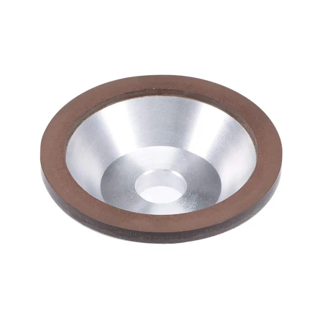 sourcing map Industrial meule boisseau diamant 100 mm grain 320