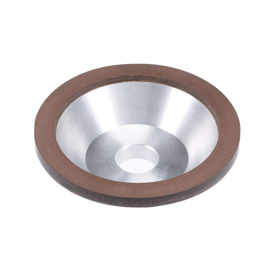 sourcing map Industrial meule boisseau diamant 100 mm grain 320