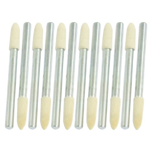 Sourcingmap feutre polissage conique perceuse 3,5mm x12