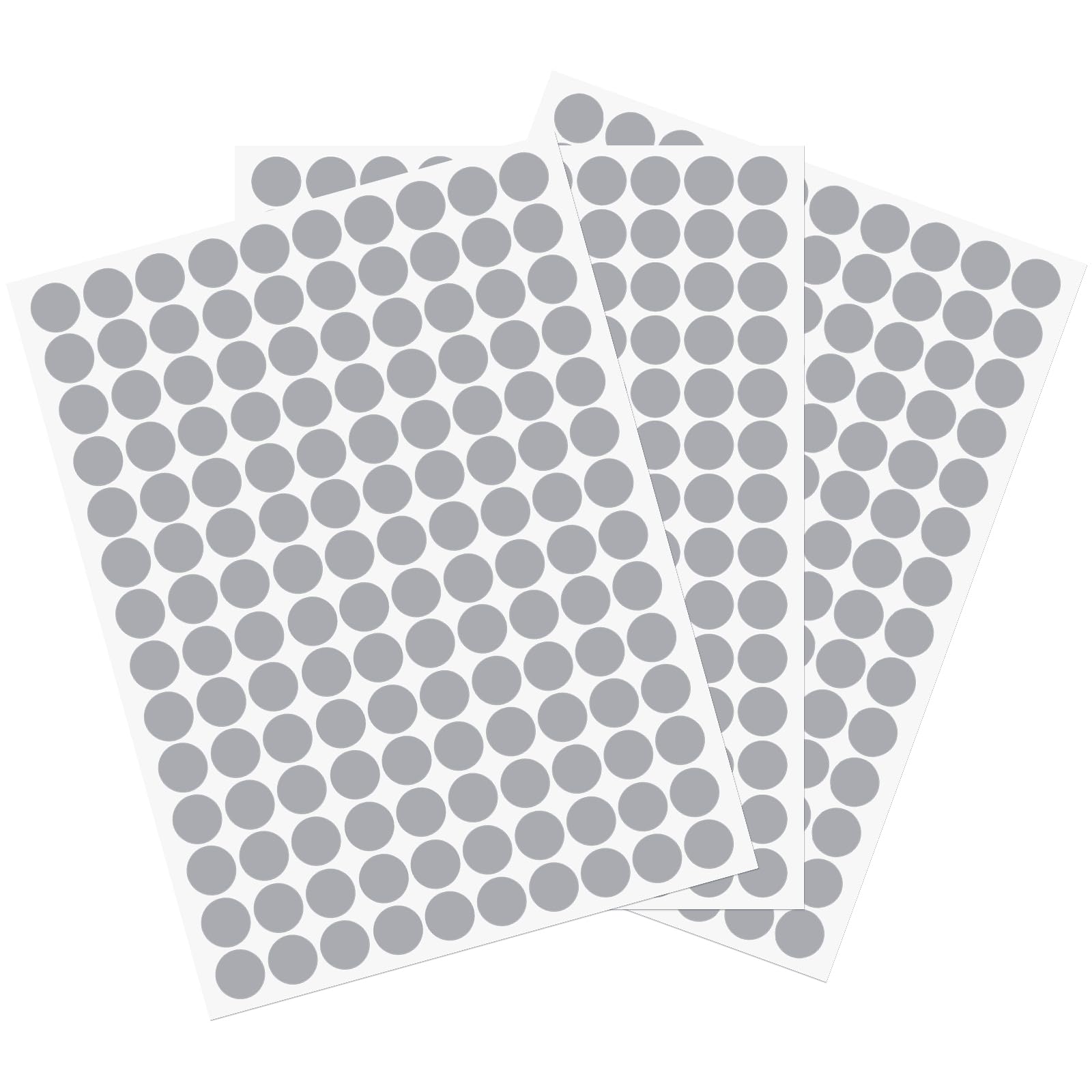 Sourcingmap Home & Garden Cache-vis adhésif 12 mm gris x420