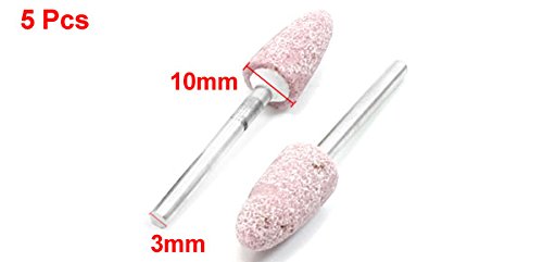 Sourcingmap Pierres à Meuler Montées 10 mm Lot de 5