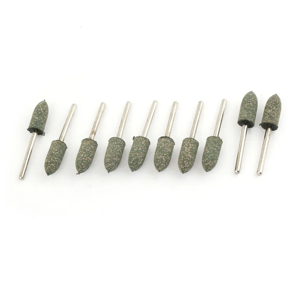 Sourcingmap Tête Meulage Abrasive 8mm lot 10 vert