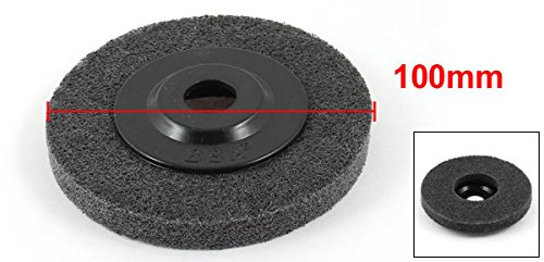 sourcingmap Roue de Polissage Nylon 100 mm Noire