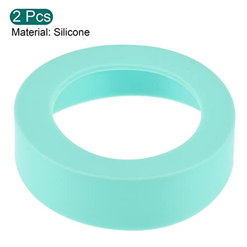 sourcingmap Home & Garden socle gourde silicone cyan lot 2 antidérapant