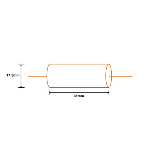 sourcing map 4.0uF 250V condensateur film polypropylène jaune
