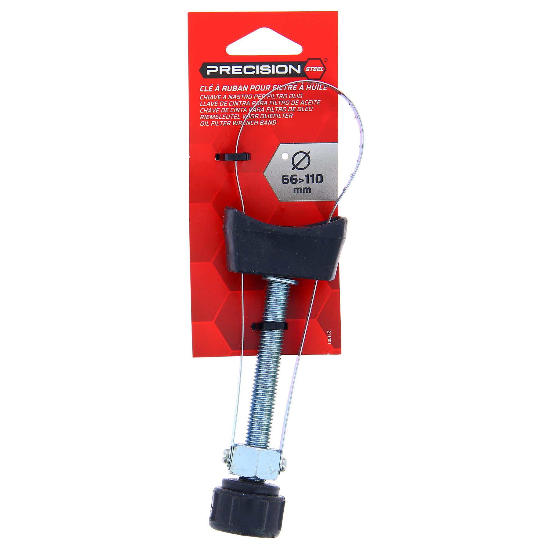 PRECISION STEEL Outils de vidange clé à ruban filtre à huile ajustable