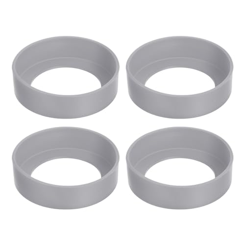 sourcingmap Home & Garden housse bouteille 70mm gris 4pcs silicone