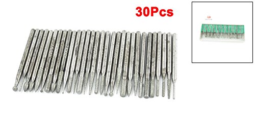 Sourcingmap Pointes Diamant 3 mm Lot de 30 avec Coffret