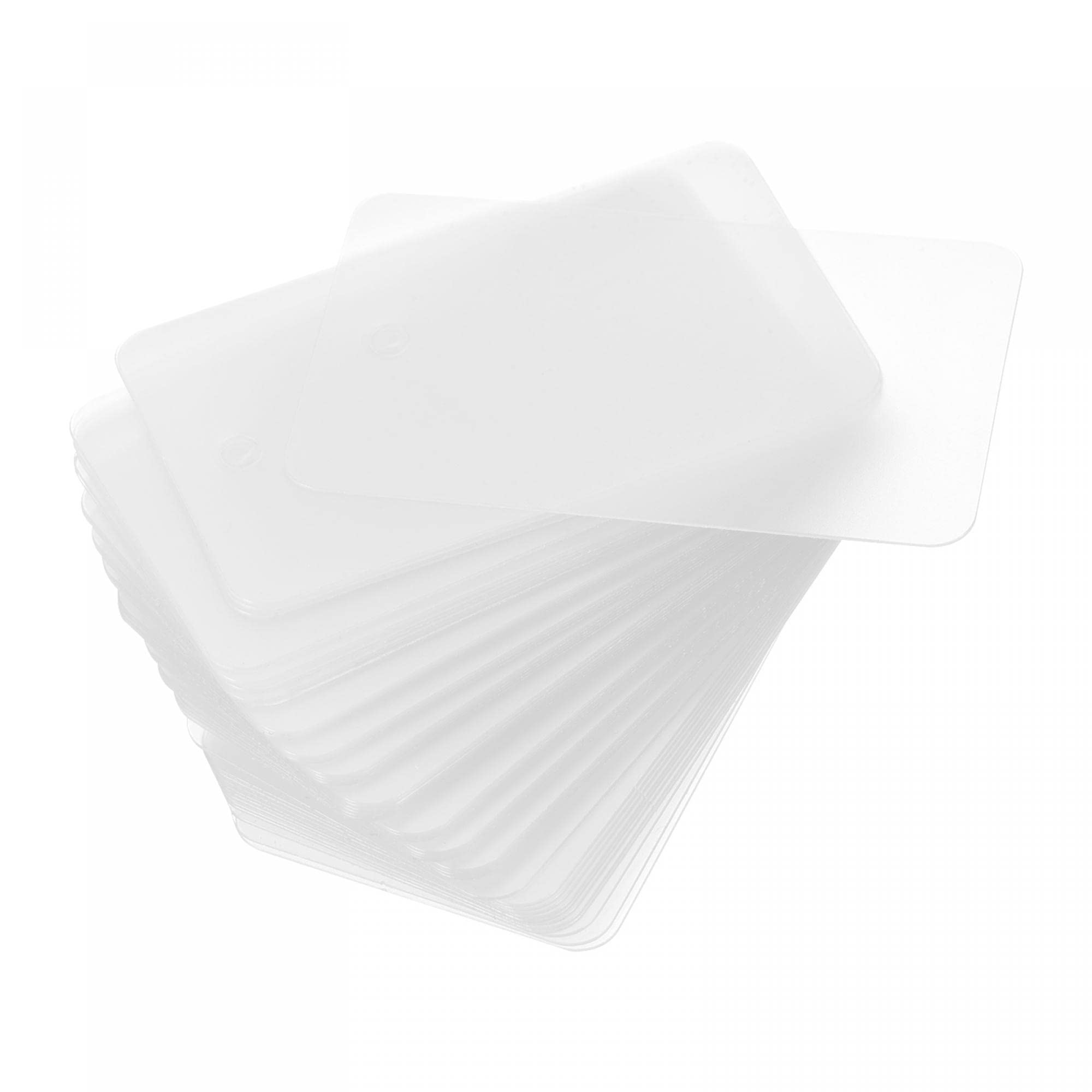 Sourcingmap Étiquettes Plastique 30x50mm Blanc Lot 100 Étanche