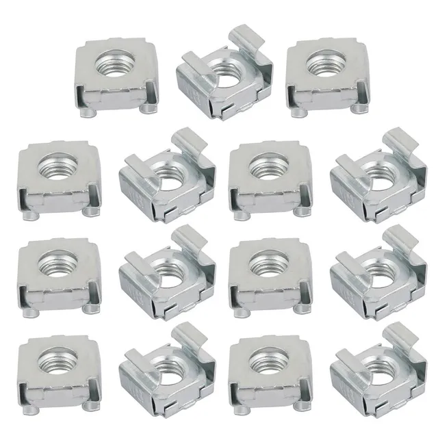 SOURCINGMAP Écrou cage M8 acier zingué 15pcs