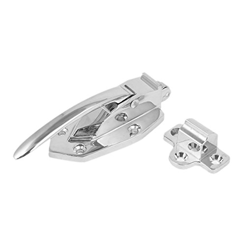 SOURCINGMAP Poignée loquet métal four frigo 165mm argenté